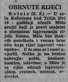 Košute u arhivu Slobodne Dalmacije: 18. rujna 1965.